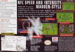 Madden NFL '98 Box Art Back